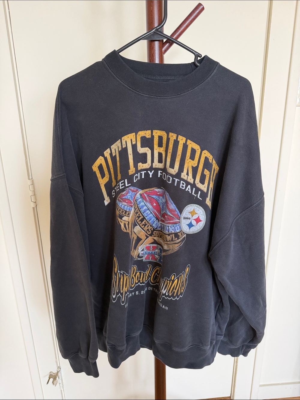 Oversized Pittsburgh Steelers Sweatshirt